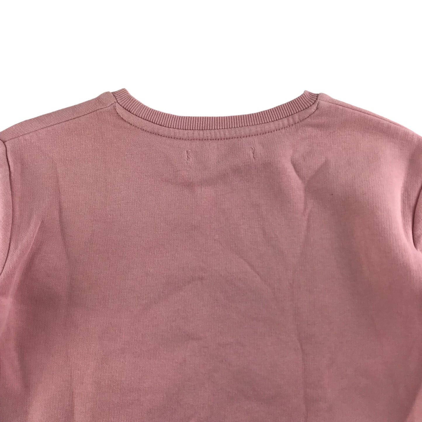 M&S Sweater Age 6 Pink Dinosaur Jersey Pullover