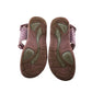 Kella sandals shoe size 2.5 pink glittery love hearts with hook and loop straps