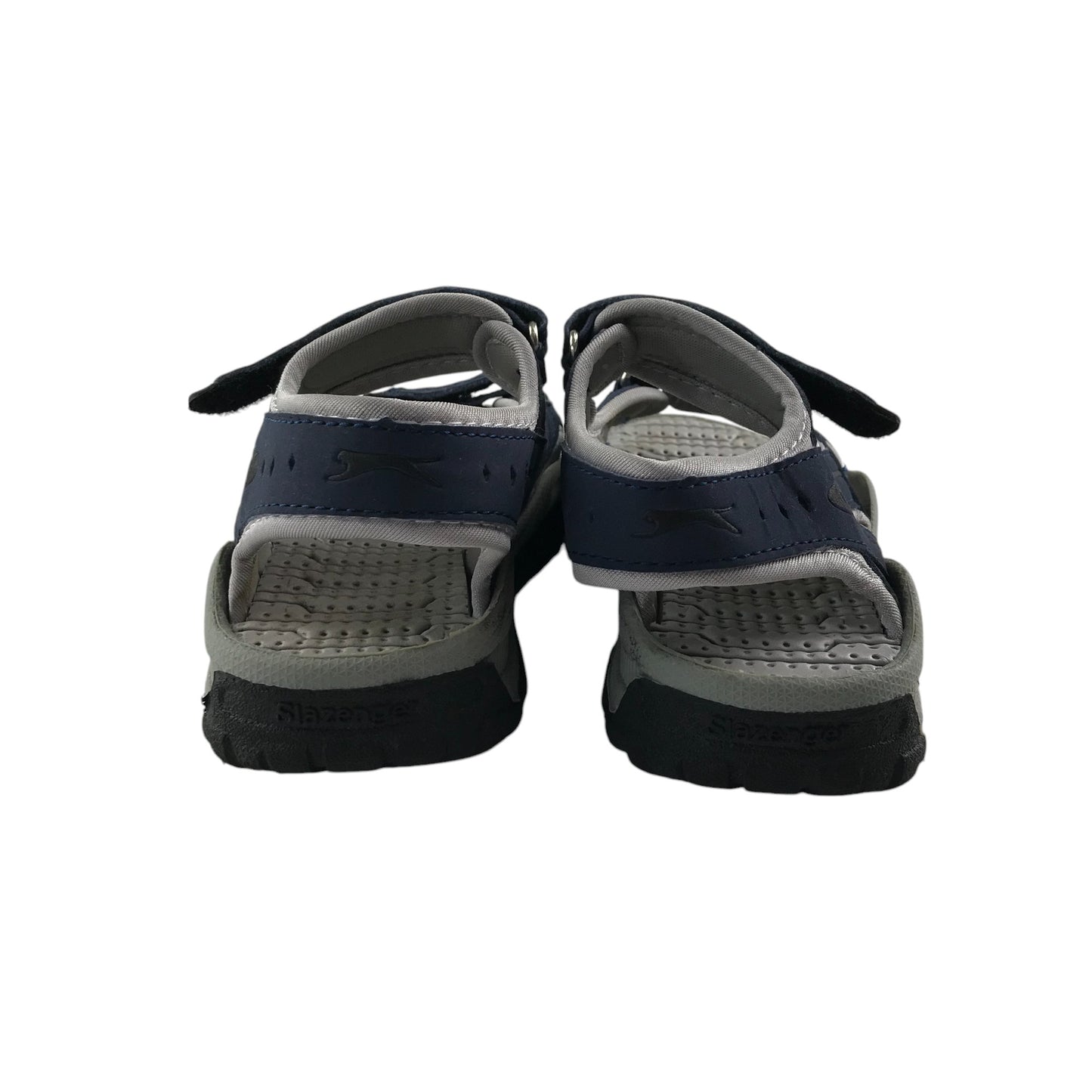 Slazenger sandals shoe size UK 11C junior navy blue with hook and loop straps