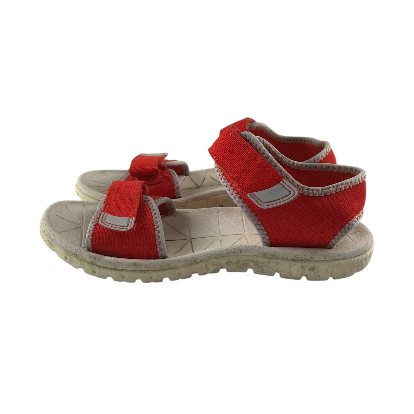 Clarks sandals shoe size 13.5G junior red with hook and loop