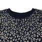 John Lewis Dress 7-8 years navy with grey print design cotton