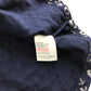 John Lewis Dress 7-8 years navy with grey print design cotton