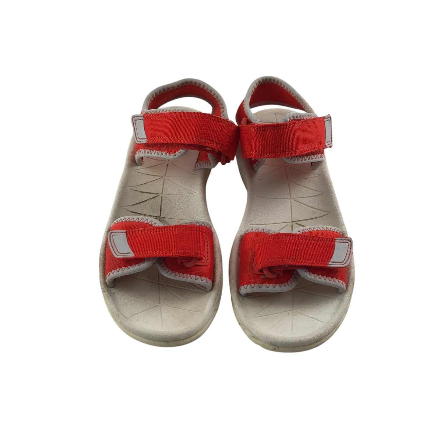 Clarks sandals shoe size 13.5G junior red with hook and loop