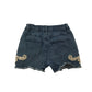 George shorts 9-10 years blue denim with white embroidery