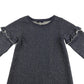 Joules Dress 7-8 years navy long sleeve with frilling