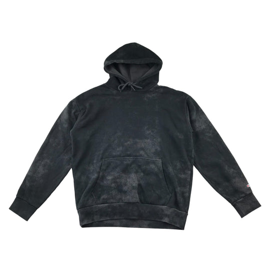 Champion Hoodie Adult M Black and Grey Pattern with Kangaroo Pocket