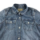 Next Dress 8-9 years blue long sleeve denim style button up lyocell