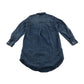 Next Dress 8-9 years blue long sleeve denim style button up lyocell