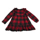 George Dress 7-8 years red long sleeve tartan button up