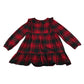 George Dress 7-8 years red long sleeve tartan button up