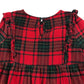 George Dress 7-8 years red long sleeve tartan button up