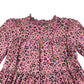 M&S Dress 7-8 years pink long sleeve leopard print