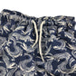 M&S swim trunks 4-5 years navy blue crocodile pattern