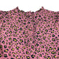 M&S Dress 7-8 years pink long sleeve leopard print
