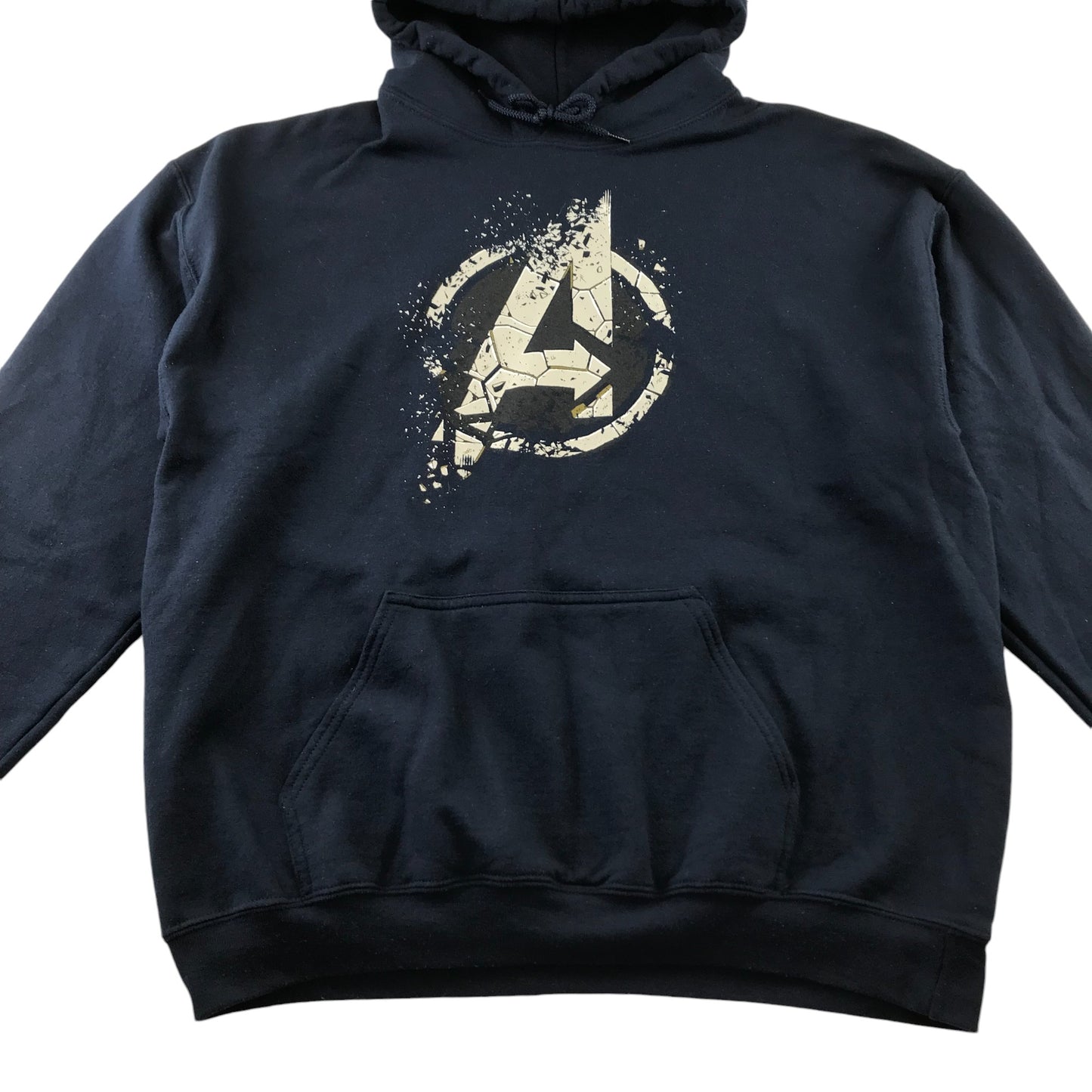 Avengers Endgame Hoodie Adult L Navy Avengers Logo