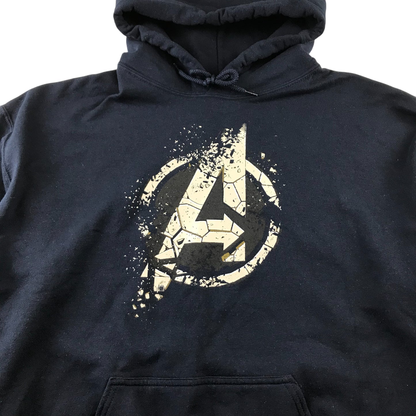 Avengers Endgame Hoodie Adult L Navy Avengers Logo