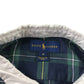 Ralph Lauren Dress Age 10 Navy and Green Checked Shirt Collars Long Sleeve Layered skirt