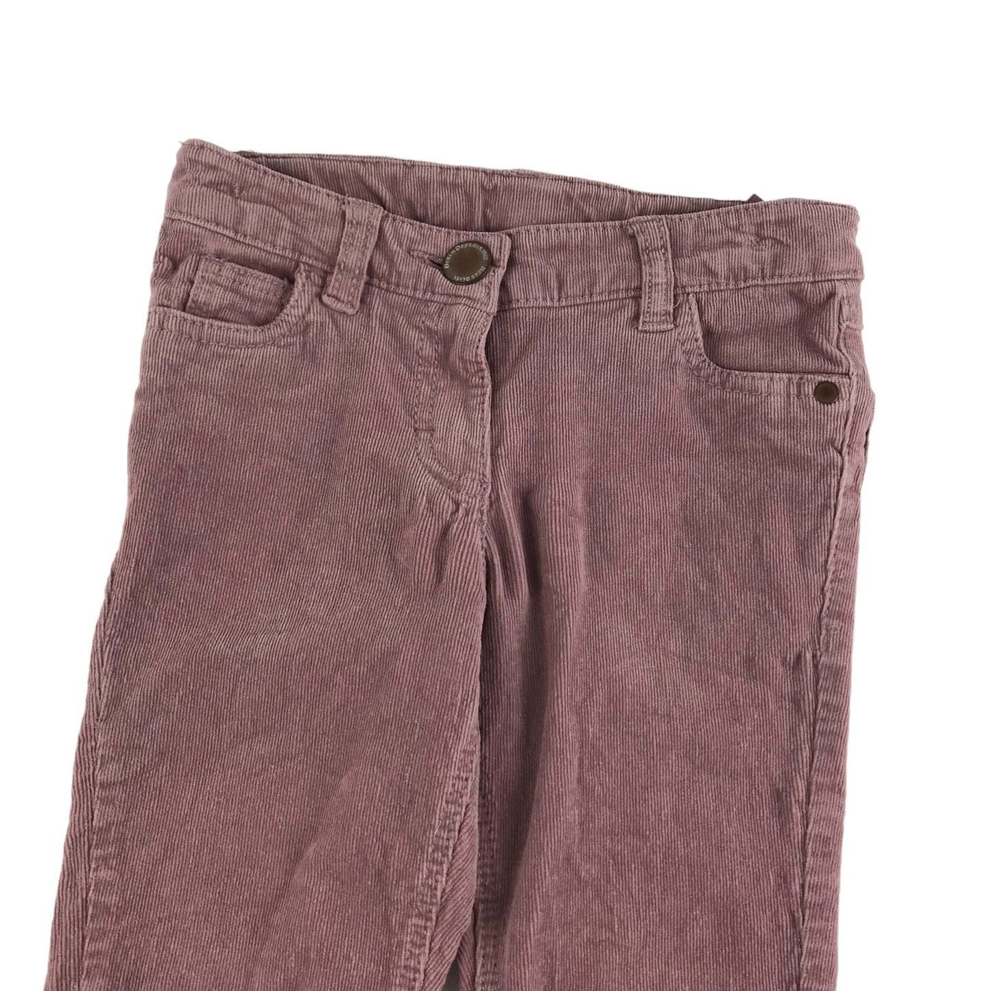 Next Trousers Age 6 Light Vintage Pink Corduroy