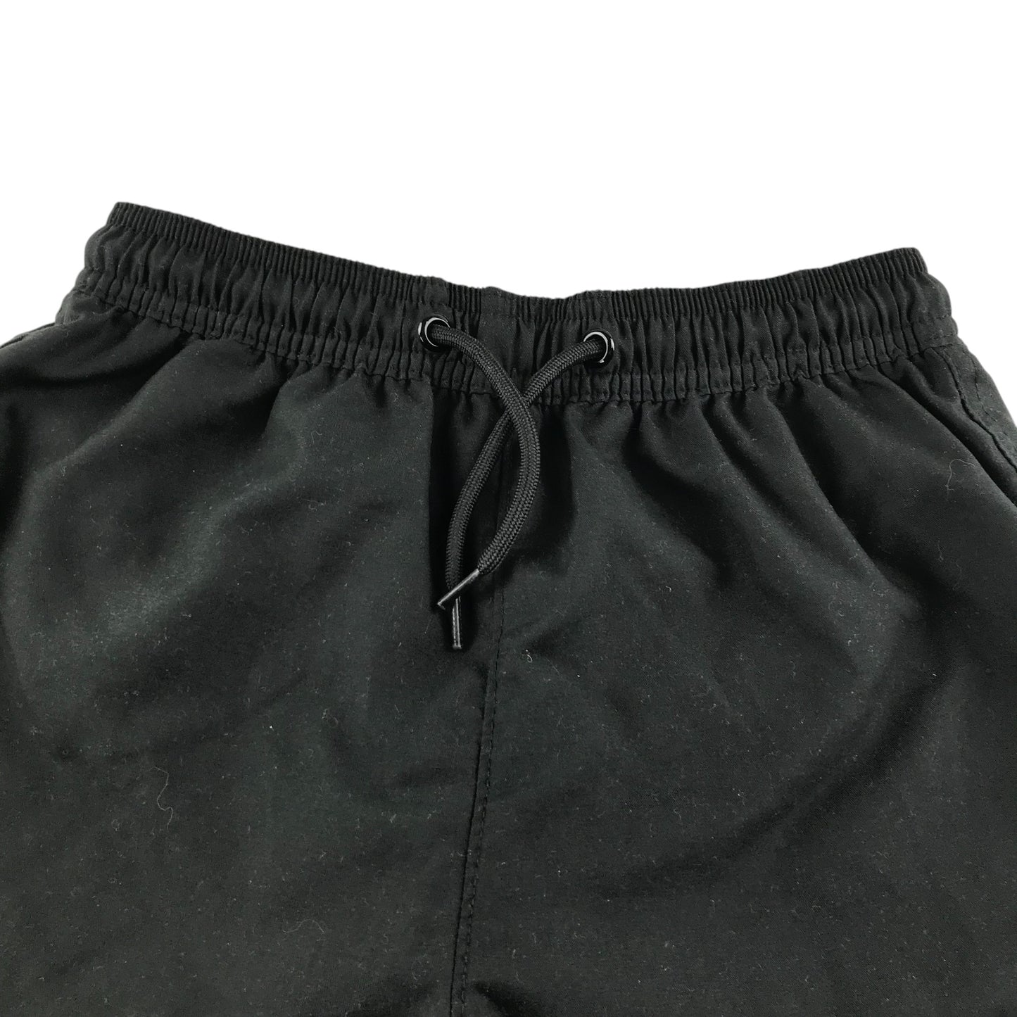 Matalan swim trunks 6-7 years black plain shorts