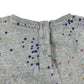 M&S dress 6-7 years grey marl long sleeve with stars and sequins print