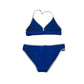 New Look 915 swimsuit 14-15 years blue with white trim