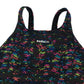 Nabaiji swimsuit 12-13 years black with graphic design