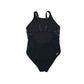 Nabaiji swimsuit 12-13 years black with graphic design