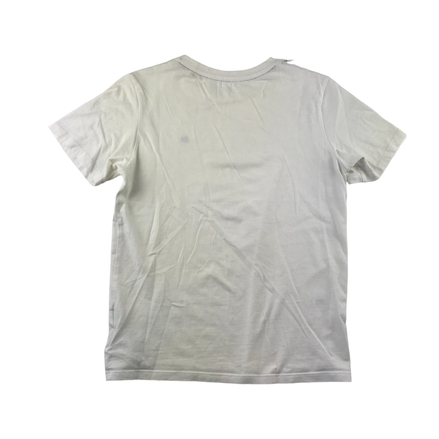 Tommy Hilfiger T-shirt 12-14 years white plain short sleeve cotton