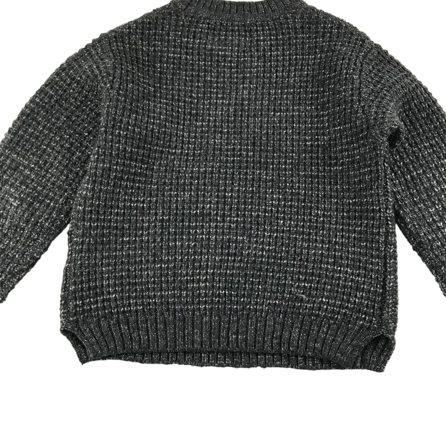 Zara Jumper Age 6 Grey Long Sleeve Knit Pattern