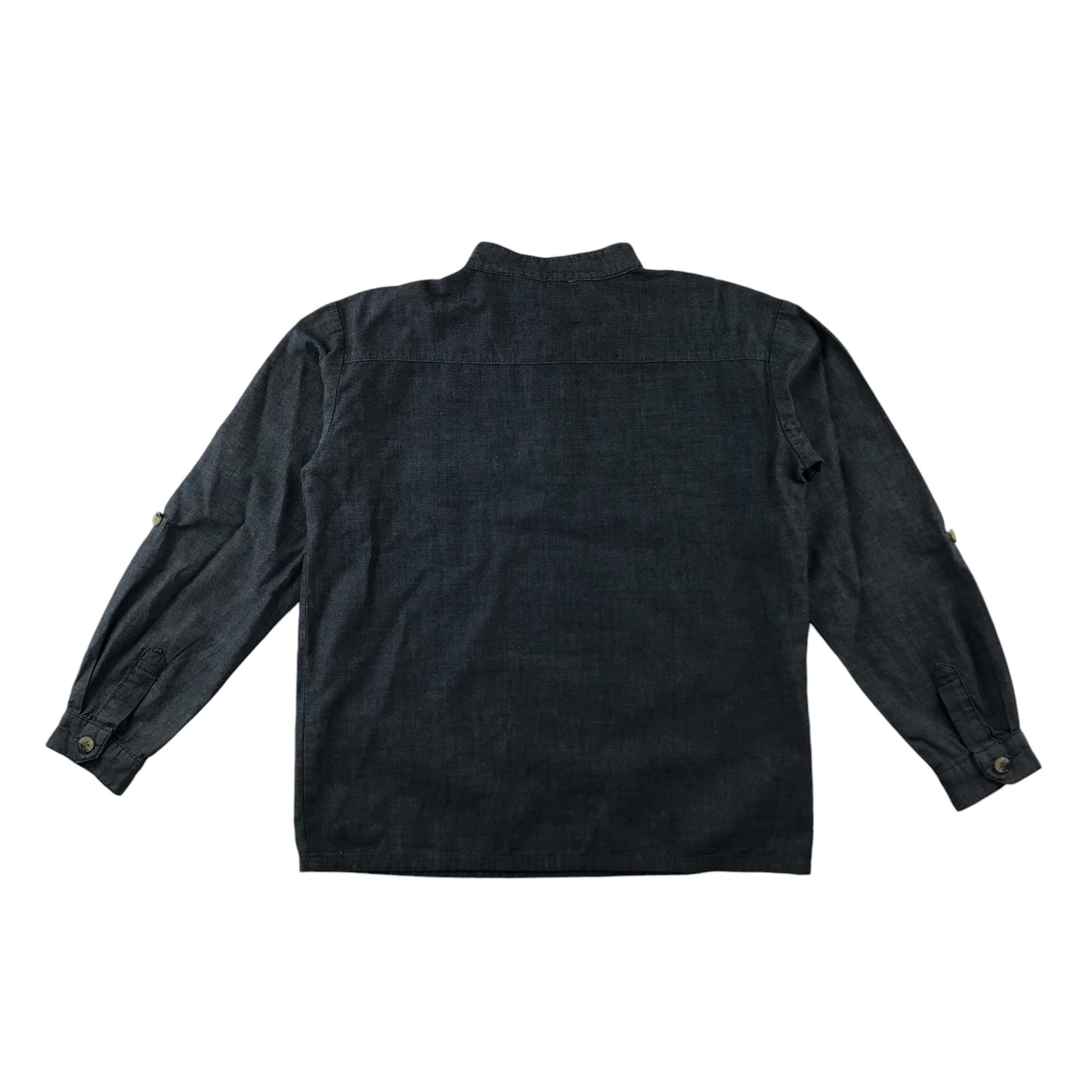 Wheat T-Shirt 7-8 Years Grey Front Pocket Collared