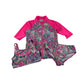 Tu swimsuit 7-8 years pink floral 3 piece set
