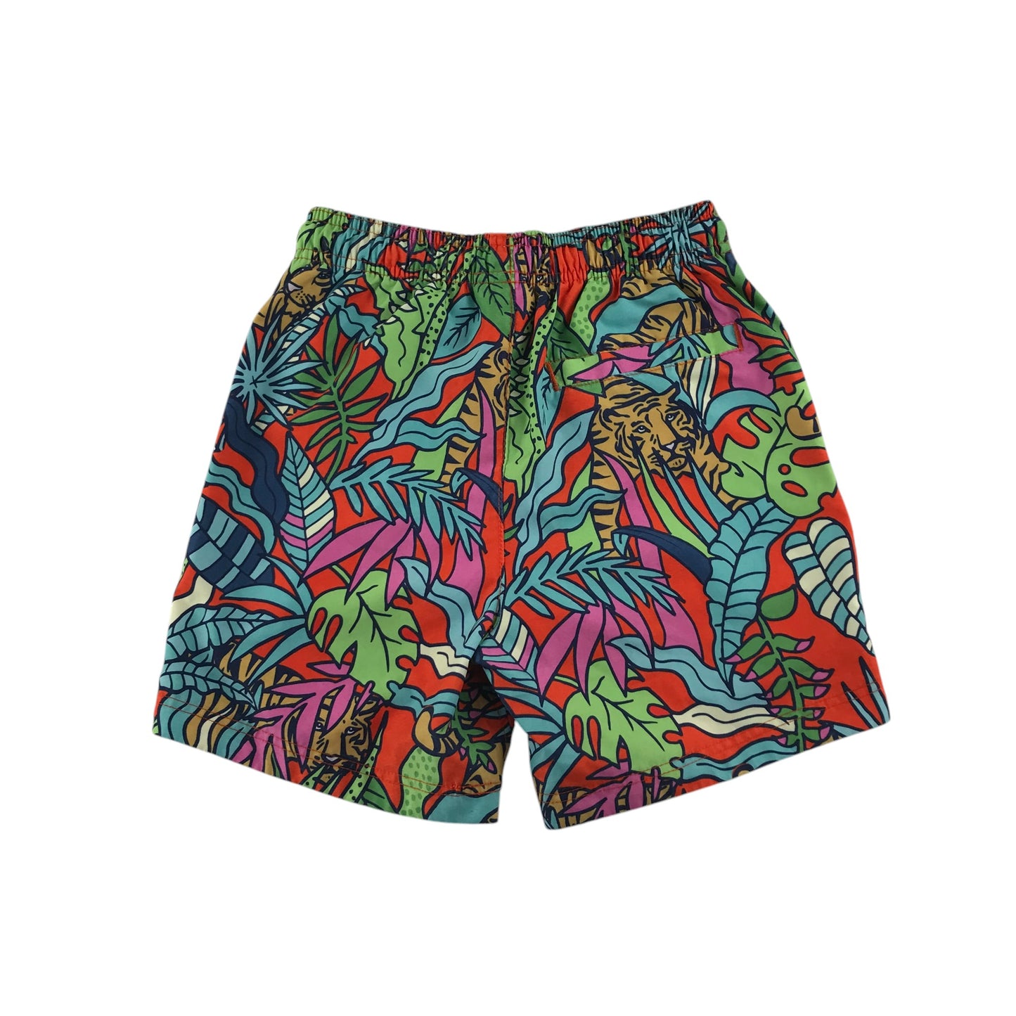 Next swim trunks 7-8 years multicolour foliage pattern shorts