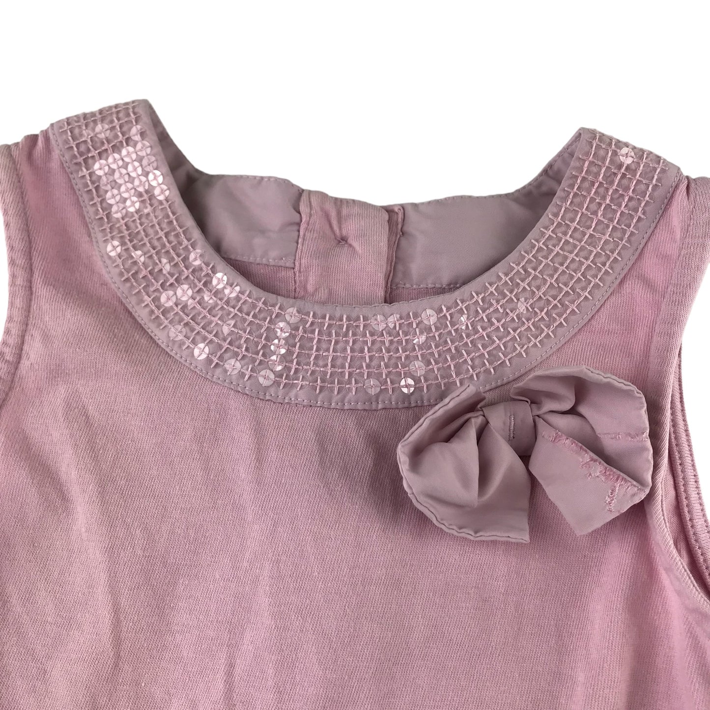M&S dress 5-6 years light pink sleeveless party