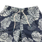 M&S swim trunks 10-11 years navy blue foliage print shorts