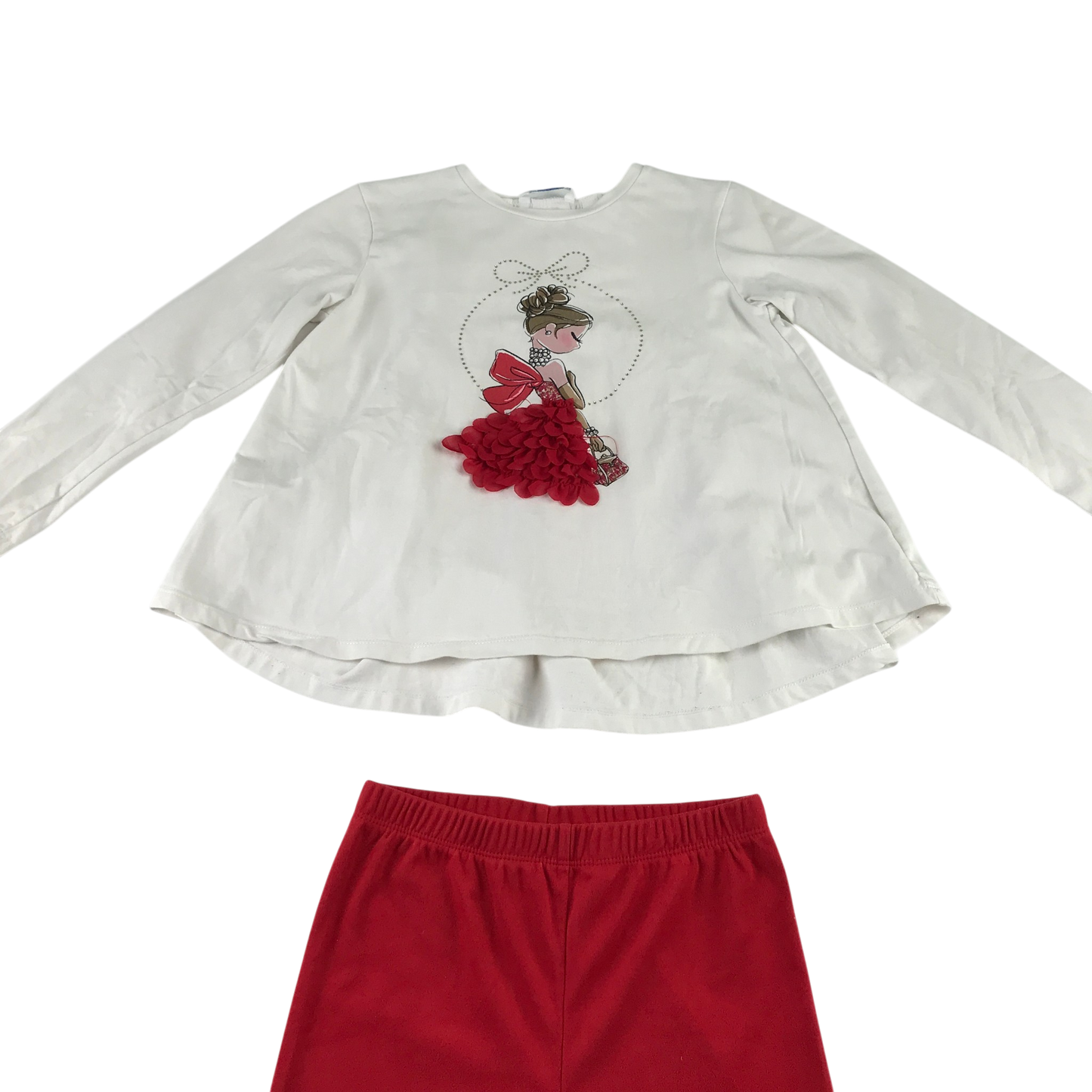Mayoral 7 years white red set