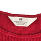 H&M dress 5-6 years red long sleeve top with tulle glittery skirt