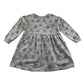 George dress 4-5 years grey Disney Princess graphic print long sleeve
