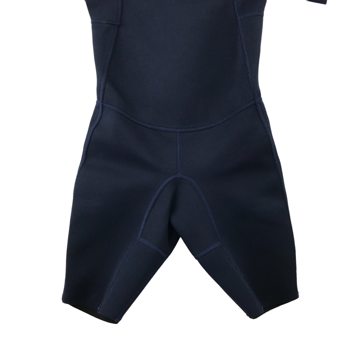 Decathlon wetsuit 8 years navy and blue short sleeve and leg