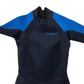 Decathlon wetsuit 8 years navy and blue short sleeve and leg