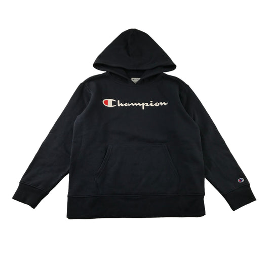 Champion Hoodie Age 12 Dark Navy Blue Pull Over