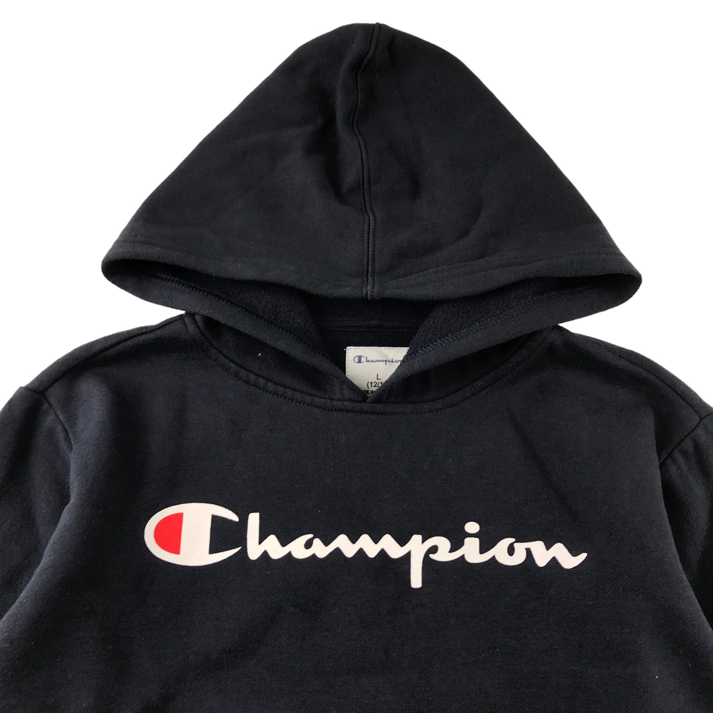 Champion Hoodie Age 12 Dark Navy Blue Pull Over