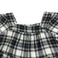 GAP dress 4-5 years black and white checked pattern with long sleeves cotton