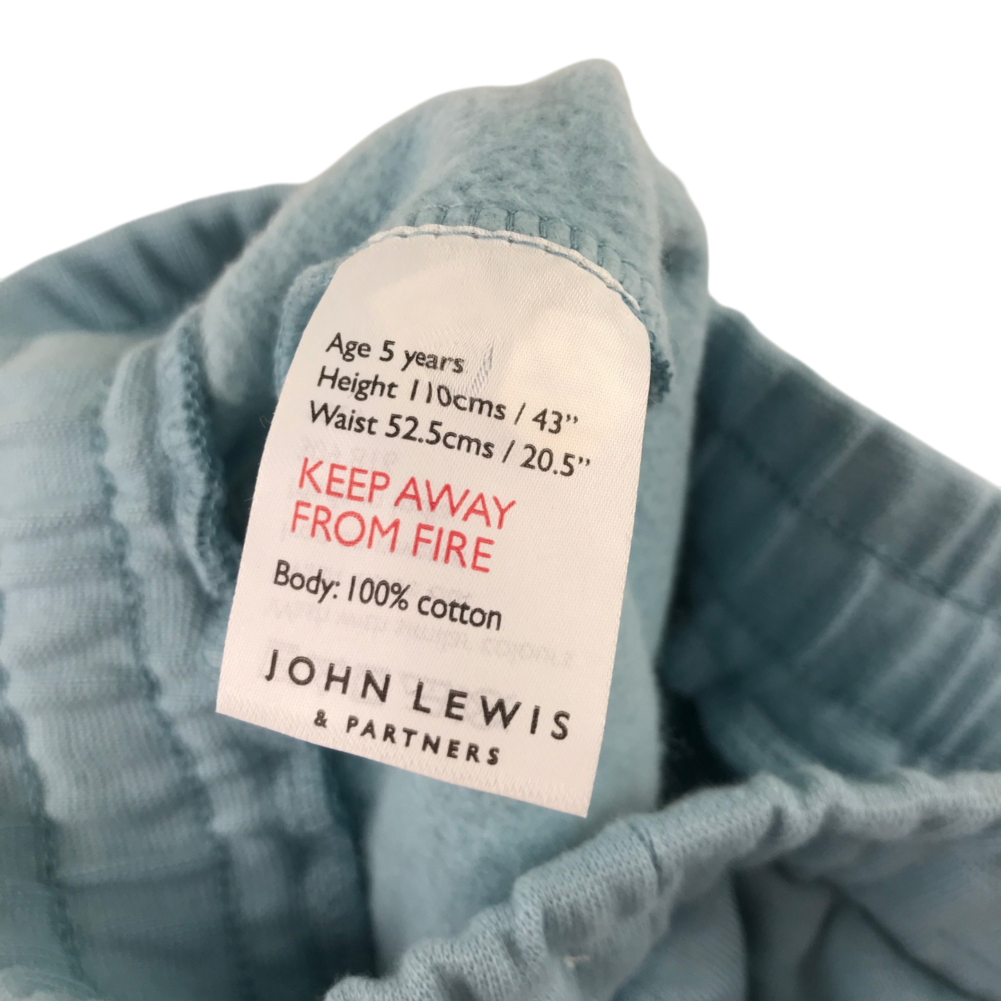 John Lewis 5 years blue joggers