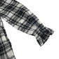GAP dress 4-5 years black and white checked pattern with long sleeves cotton
