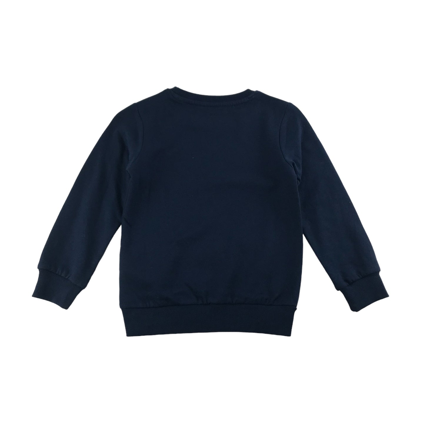 Character.com Sweater Age 6 Navy Blue Disney Frozen Jersey Pullover Cotton