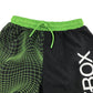 Primark swim trunks 9-10 years black and green Xbox print shorts