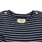 Joules dress 5-6 years navy with white stripes and 2 front pockets with graphic prints