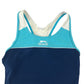 Slazenger swimsuit 7-8 years navy and blue with logo