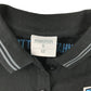 Macron Glasgow Warriors Rugby Polo Shirt Womens Size 12 Black Button Up Neck Short Sleeve Cotton