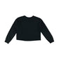 River Island Sweater Age 7 Black Cropped Believe In You Print Pattern